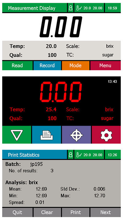 RFM700-M refractometer display